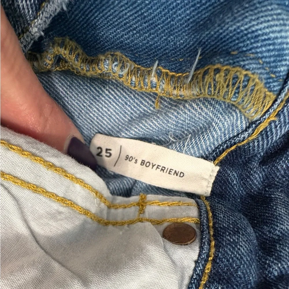 PacSun Two-Tone Blue Women's Jeans  W25/L30 90’s Boyfriend - Picture 8 of 11